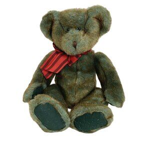 Russ Berrie FIRWOOD Plush Teddy Bear 10" Vintage Stuffed‎ Animal